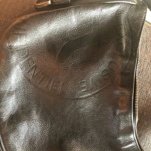 On trend crescent bag and one of a kind John Galliano leather handbag!